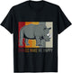 Rhinos Make Me Happy Rhino T-Shirt - T-Shirt | Black