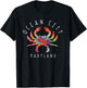 Ocean City Maryland Crab Tie Dye Summer Vacation T-Shirt - T-Shirt | Black