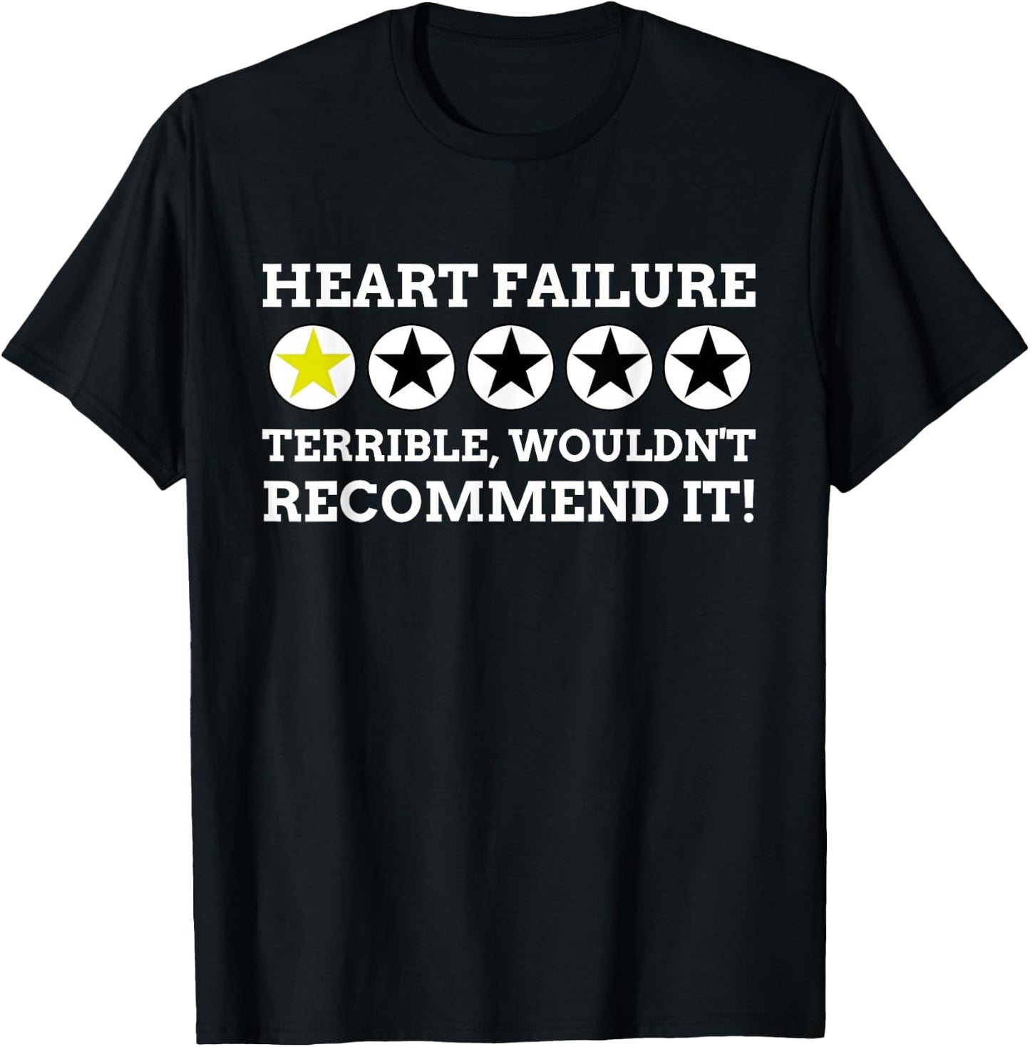 Heart Surgery Gifts, Funny Heart Failure T-Shirt - T-Shirt | Black