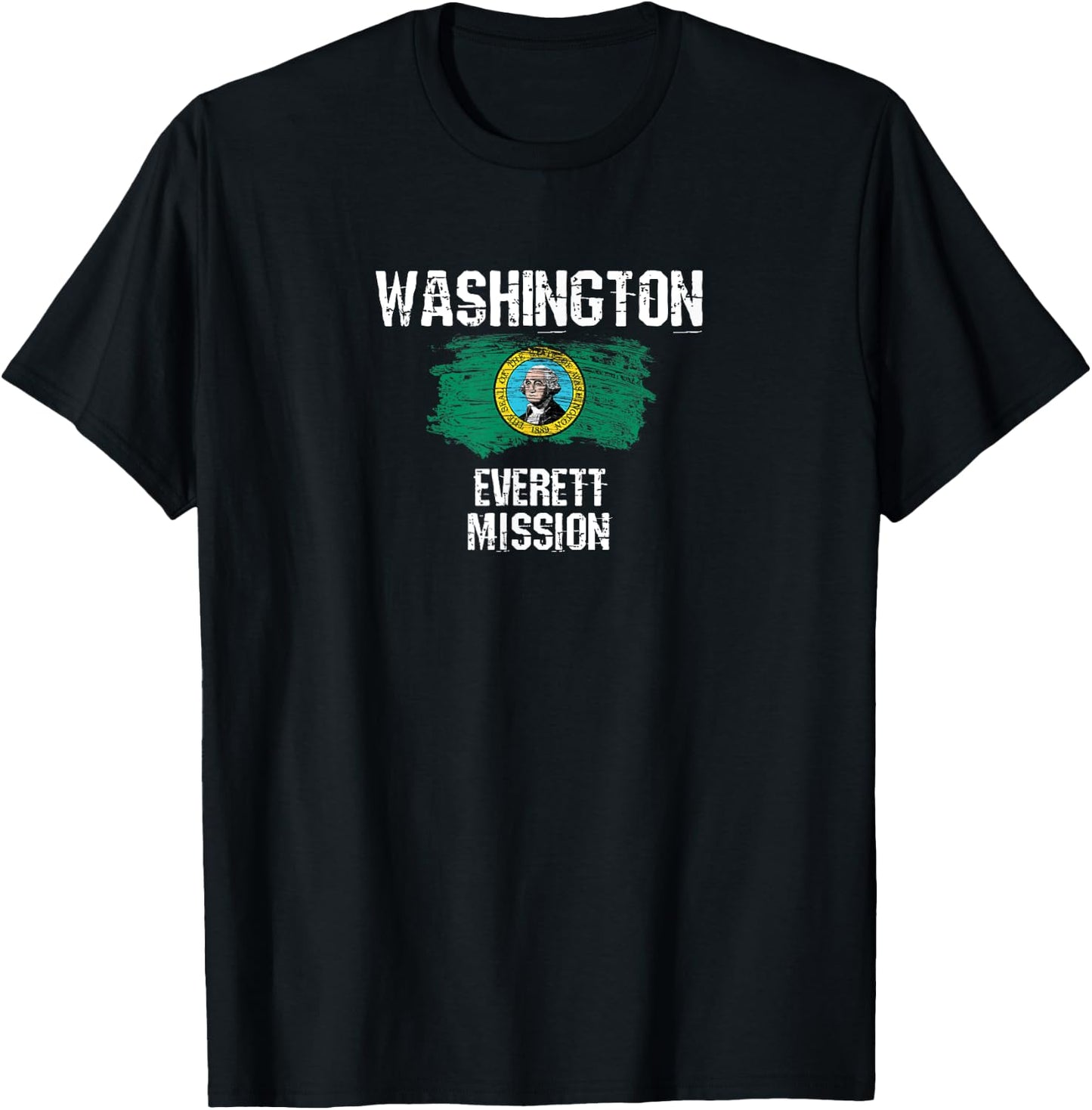 Washington Everett Mission T-Shirt - T-Shirt | Black