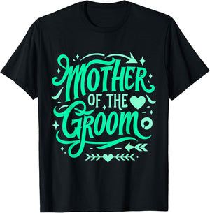 Bridal Party Mother Of The Groom T-Shirt - T-Shirt | Black