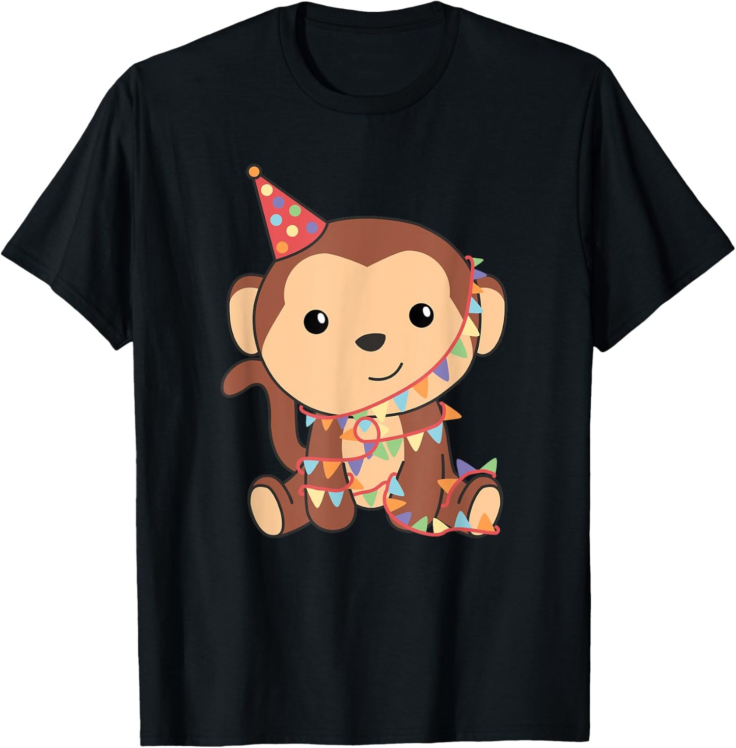 Birthday Monkey for Kids A Birthday Monkey T-Shirt - T-Shirt | Black