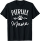 Pitbull Mama Shirt Pit bull Lover Owner Gifts Dog Pittie Mom T-Shirt - T-Shirt | Black