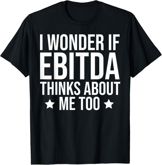 Accountant Funny EBITDA T-Shirt - T-Shirt | Black