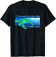 Carmel-by-the-Sea California Swimming Sea Turtle T-Shirt - T-Shirt | Black