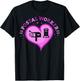 Cute Heart Shaped Postal Worker for Rural Occasions T-Shirt - T-Shirt | Black