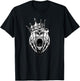 Bear Head - Angry Bear - Bear with a Crown - King of Bears T-Shirt - T-Shirt | Black
