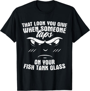 Funny Aquarist Fish Tank Design Aquarium Fishkeeper T-Shirt - T-Shirt | Black