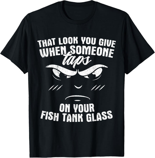 Funny Aquarist Fish Tank Design Aquarium Fishkeeper T-Shirt - T-Shirt | Black