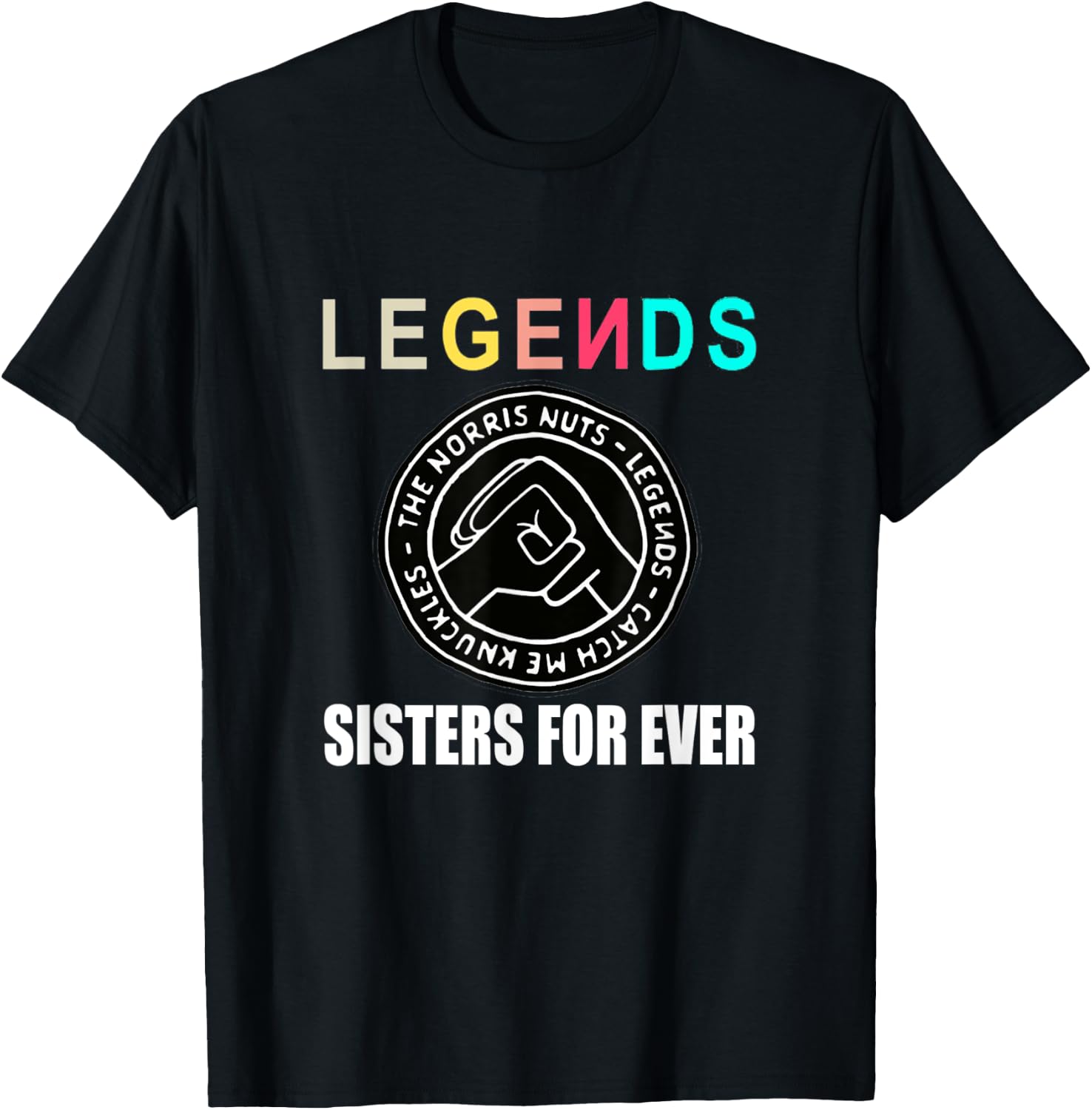 Norris Nuts Merch Norris Nuts Legends The Norris Nuts T-Shirt - T-Shirt | Black