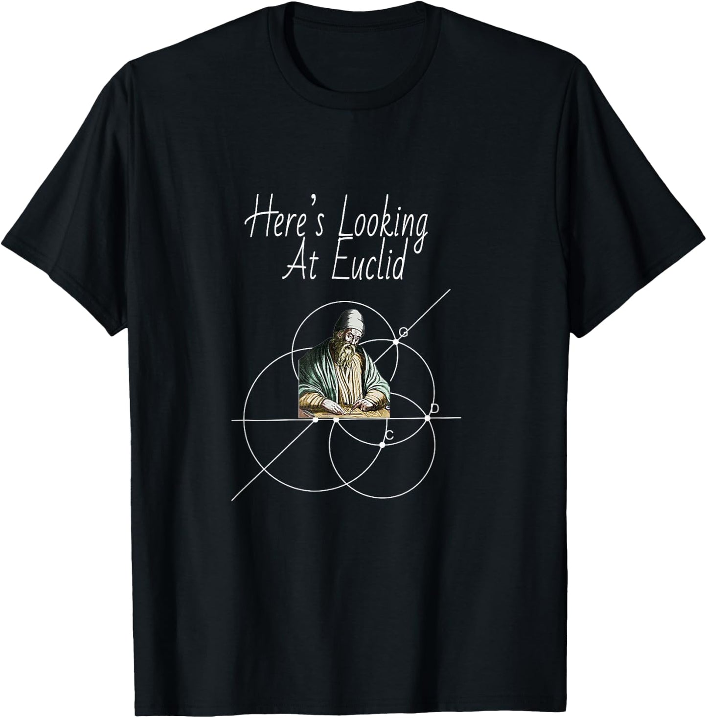 Here's Looking at Euclid T-Shirt - T-Shirt | Black