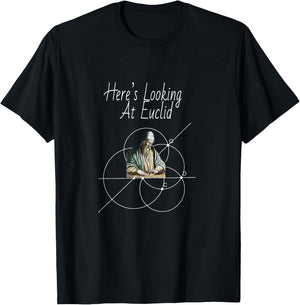 Here's Looking at Euclid T-Shirt - T-Shirt | Black
