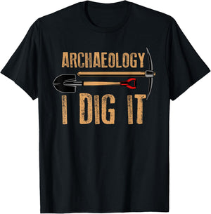 Funny Archaeology Women Artifact Archaeologist Tools T-Shirt - T-Shirt | Black