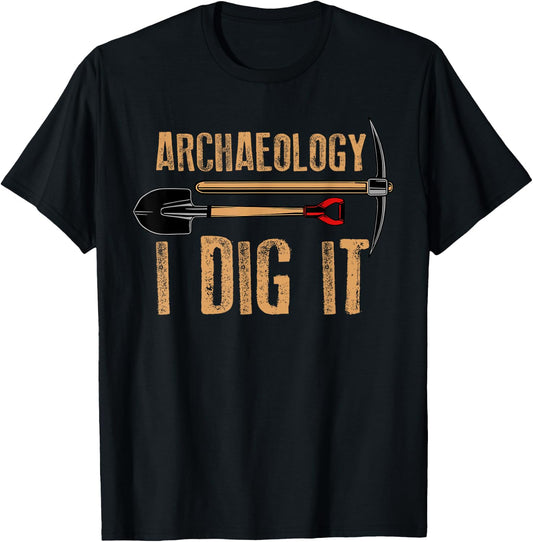 Funny Archaeology Women Artifact Archaeologist Tools T-Shirt - T-Shirt | Black