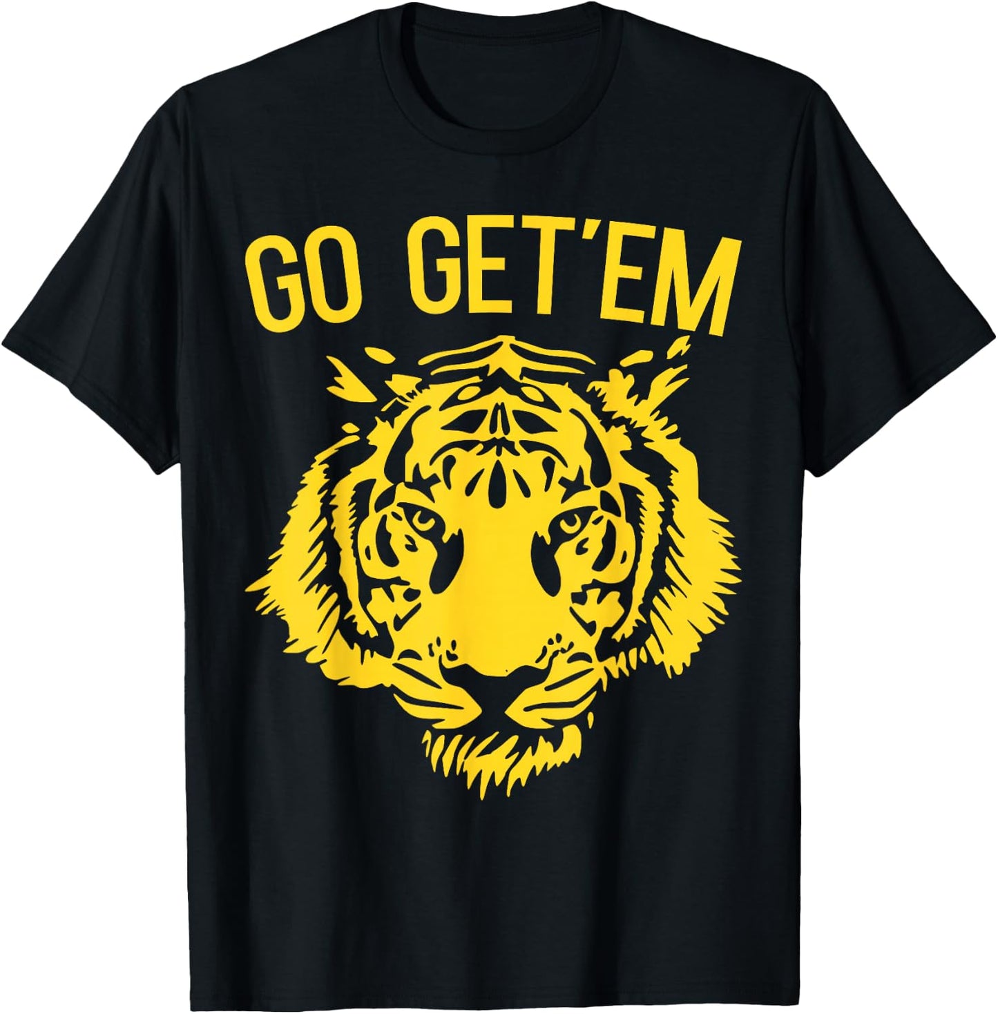 Go Get'em Tiger T-Shirt - T-Shirt | Black