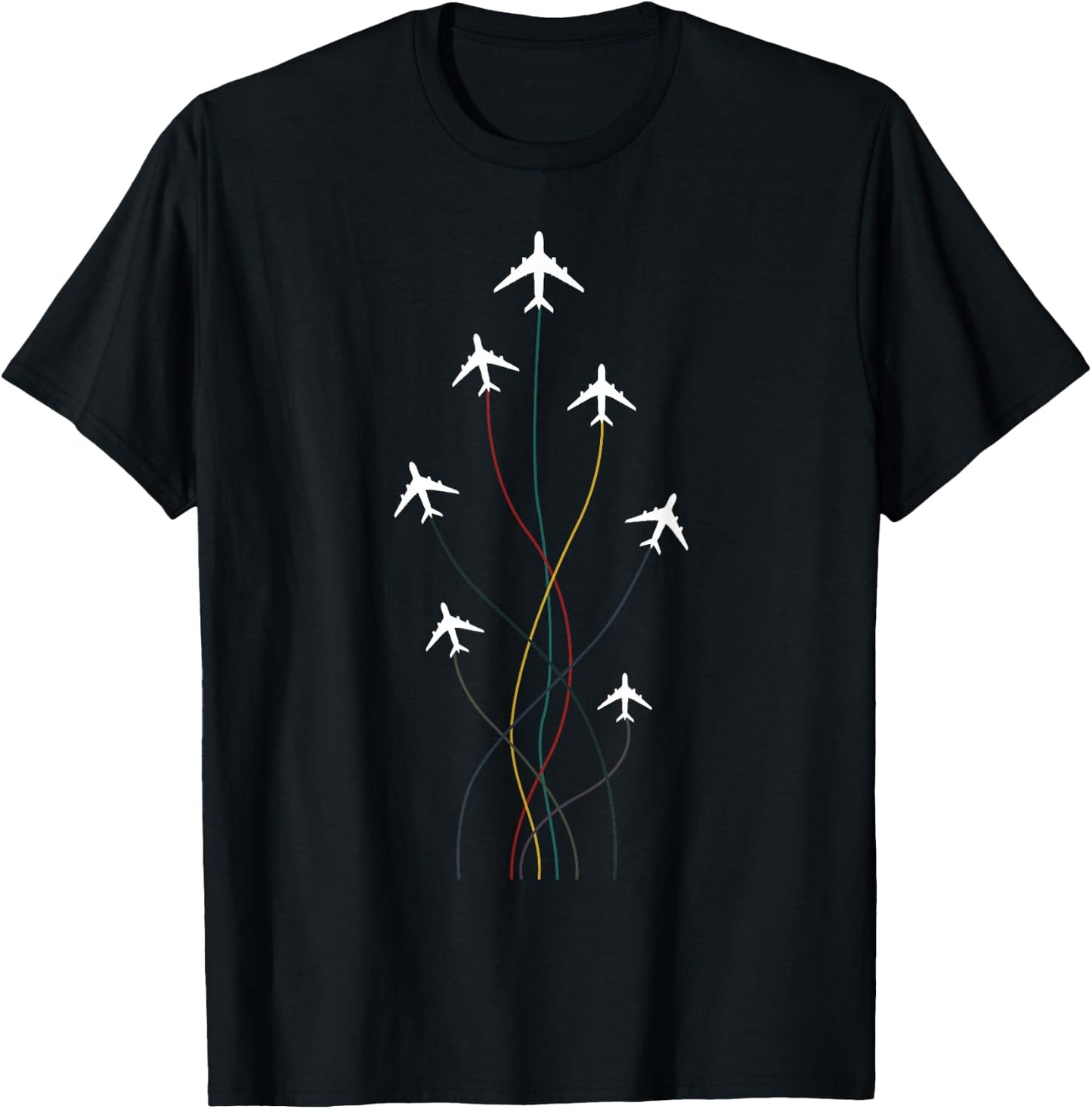 Pilot Passenger Aircraft Aircraft Airline Flying T-Shirt - T-Shirt | Black