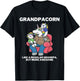 Grandpacorn for Granddad Unicorn Grandpa T-Shirt - T-Shirt | Black