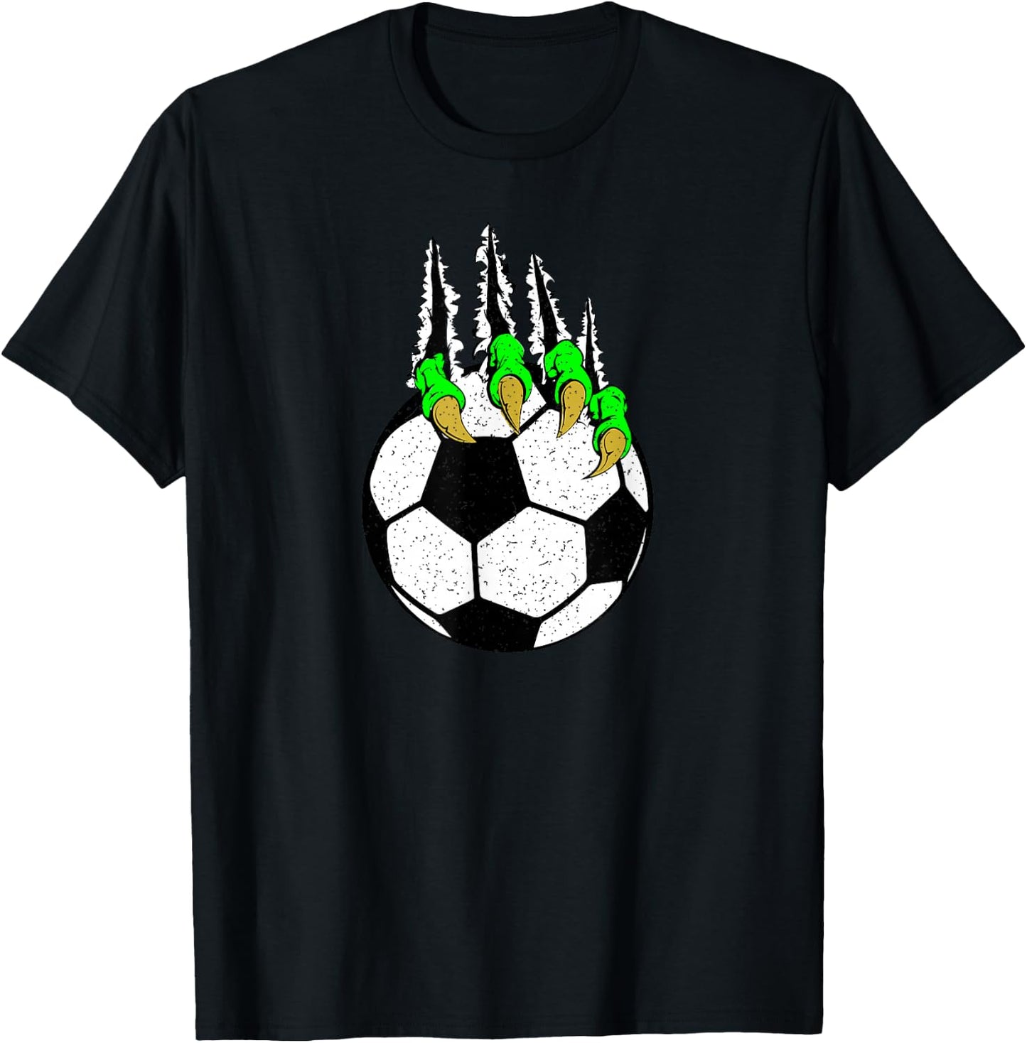 Soccer Dragon Claw Vintage T-Shirt - T-Shirt | Black
