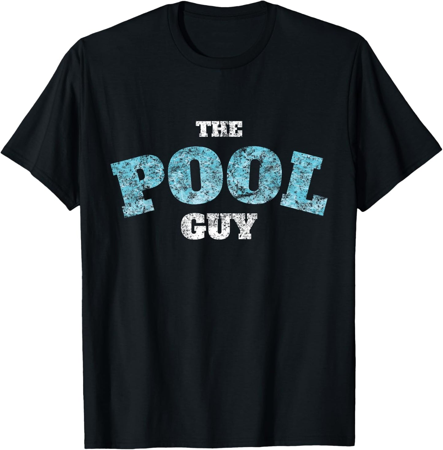 Vintage The Pool Guy Funny Swimming T-Shirt - T-Shirt | Black
