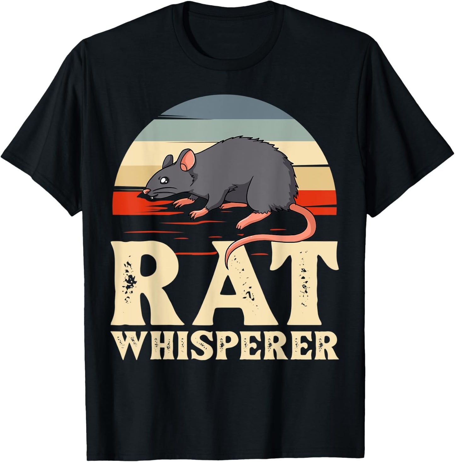 Rat Pet Fancy Rat King Habitat Mouse T-Shirt - T-Shirt | Black