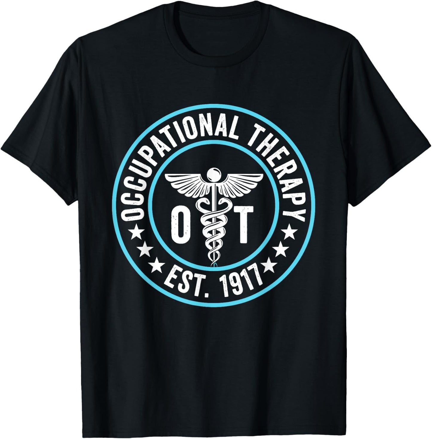 ap lucky designs for people Occupational Therapy OT Therapist OT Month T-Shirt - T-Shirt | Black