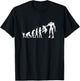 Funny Evolution to Termination T-Shirt - T-Shirt | Black