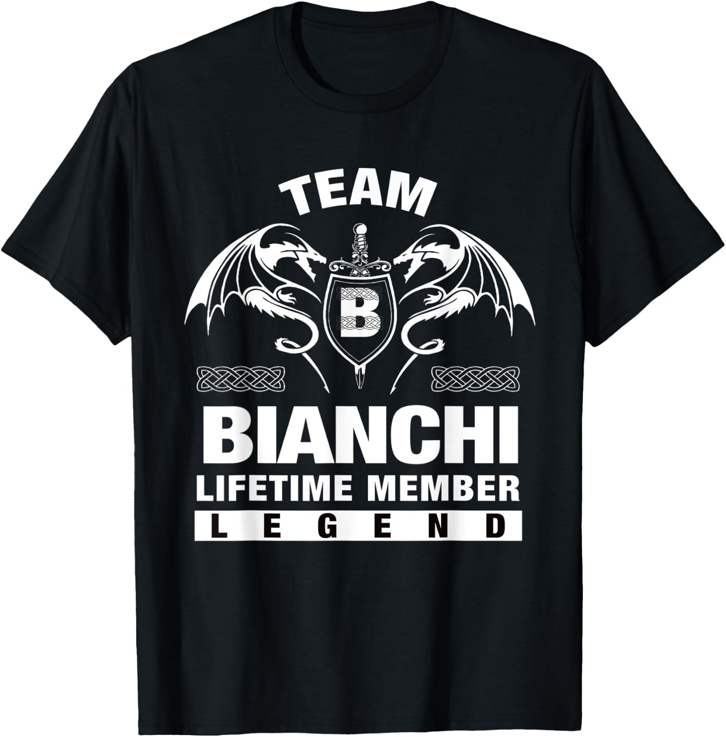 Team BIANCHI Lifetime Member Gifts T-Shirt - T-Shirt | Black