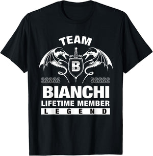 Team BIANCHI Lifetime Member Gifts T-Shirt - T-Shirt | Black