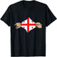 Proud Georgian Love Georgia Flag Country Home Nation T-Shirt - T-Shirt | Black