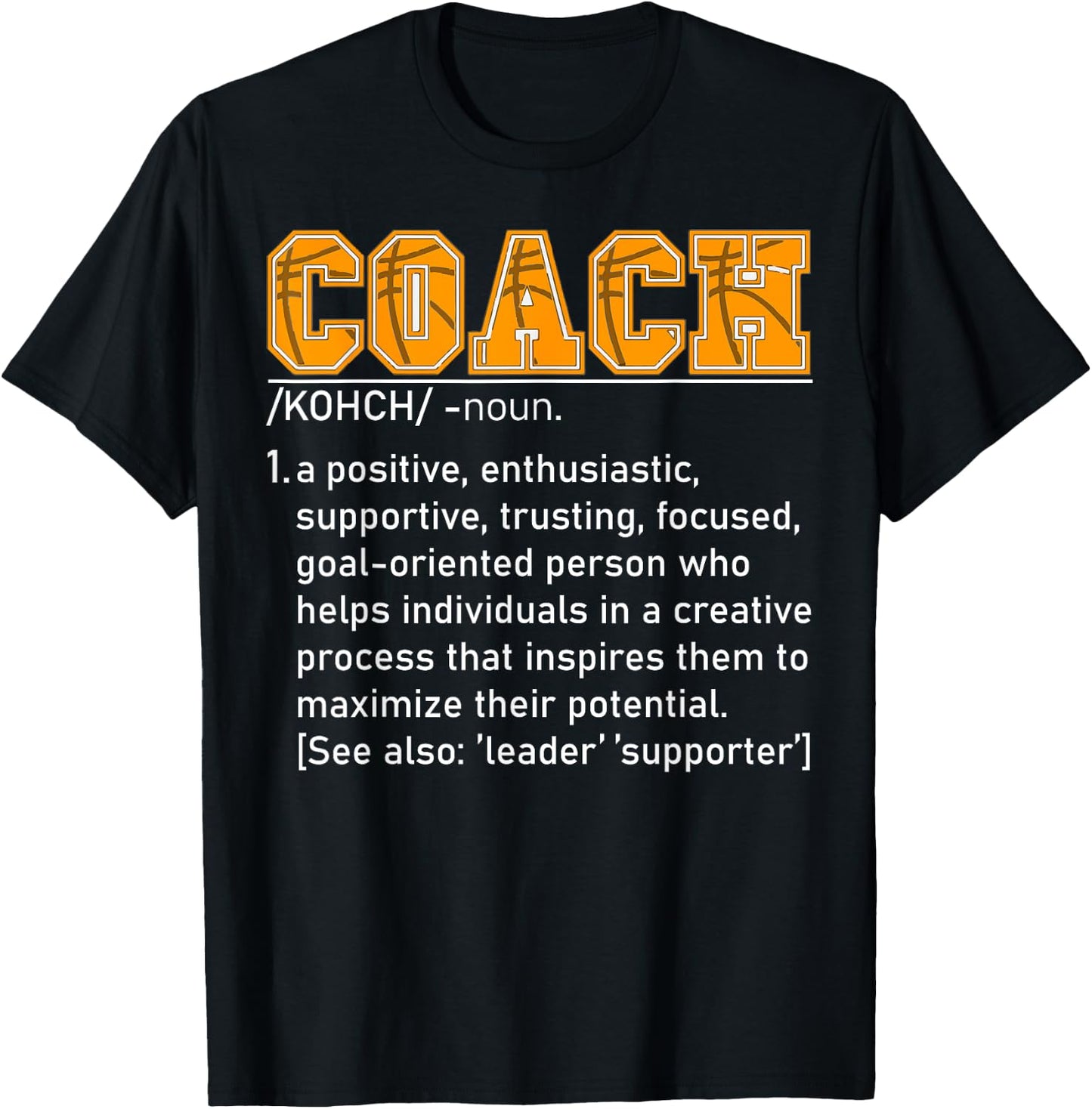 Coach Definition Basketball Coach Women T-Shirt - T-Shirt | Black