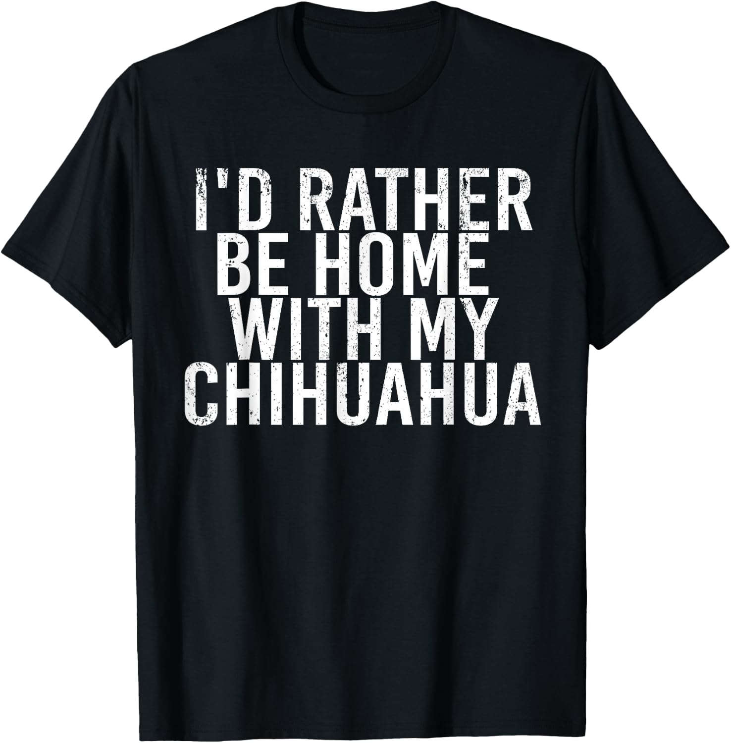 Chihuahua Funny Dog owner gift women kids T-Shirt - T-Shirt | Black