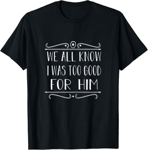 Funny Divorce I Separation Divorce Party Gift T-Shirt - T-Shirt | Black