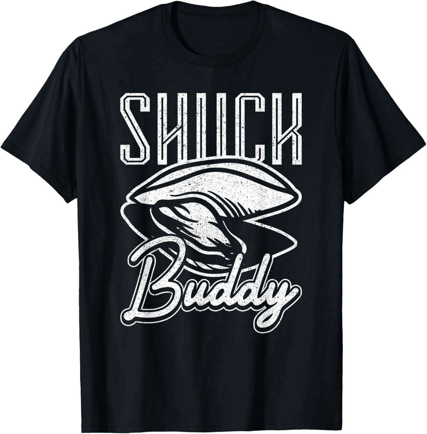 Shuck Buddy Oysters T-Shirt - T-Shirt | Black