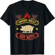 BBQ Grill Smokes Meat Not Meth Anti Drug Barbecue Grilling T-Shirt - T-Shirt | Black