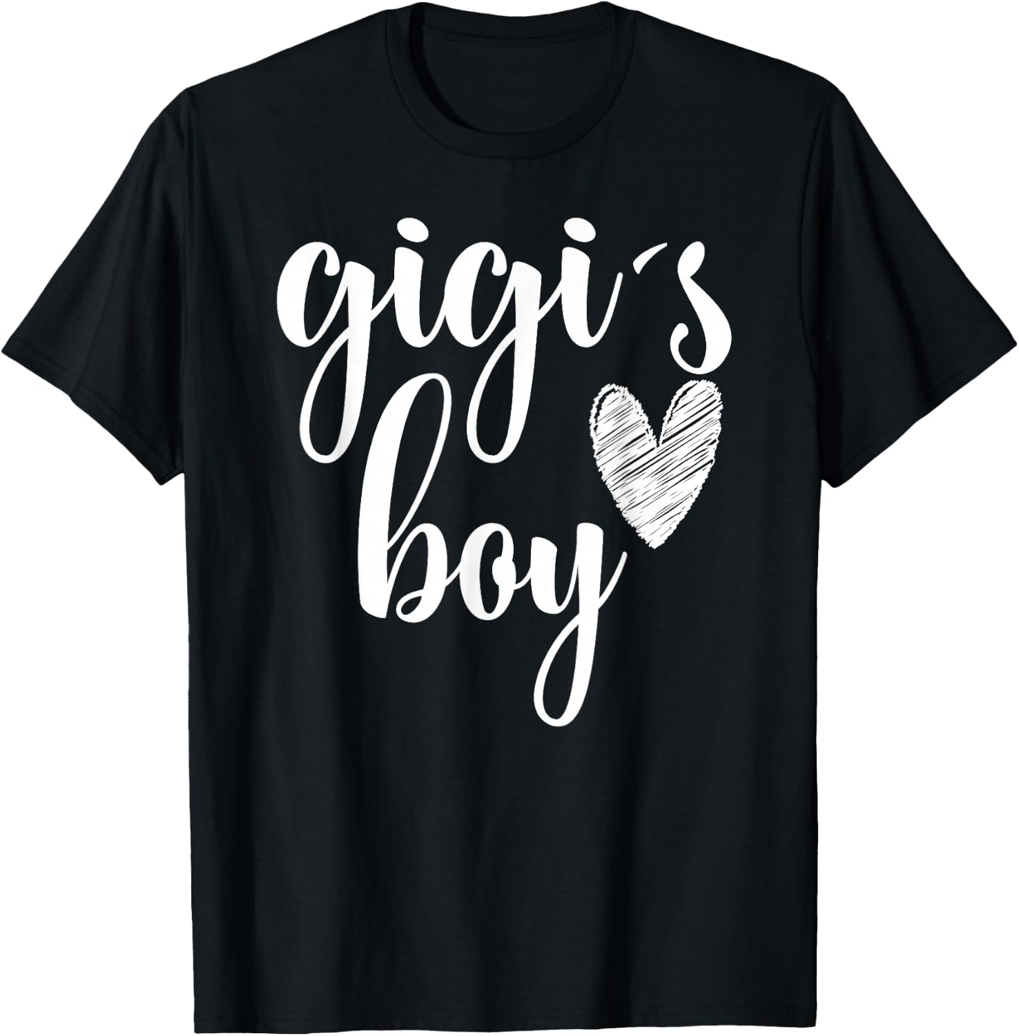 Funny Matching Gigi Boy for Grandma Whit Boy - Mother's Day T-Shirt - T-Shirt | Black