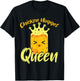 Crown Chicken Nugget Queen Women Kawaii Chicken Nuggets T-Shirt - T-Shirt | Black