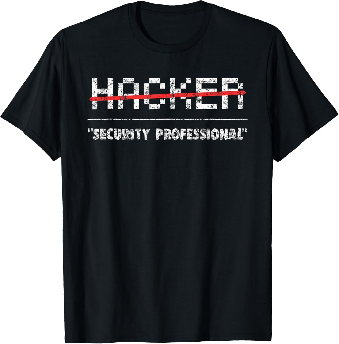 Funny Hacker Cyber Security Computer Shirt T-Shirt - T-Shirt | Black