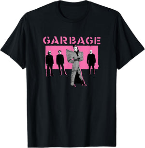 Garbage - Pop Pink T-Shirt - T-Shirt | Black