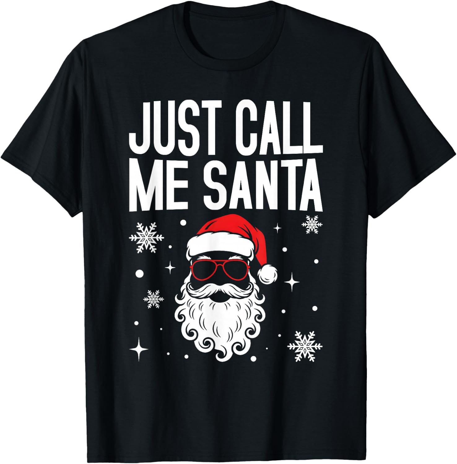Just Call Me Santa Special Delivery from Santa Xmas Couple T-Shirt - T-Shirt | Black