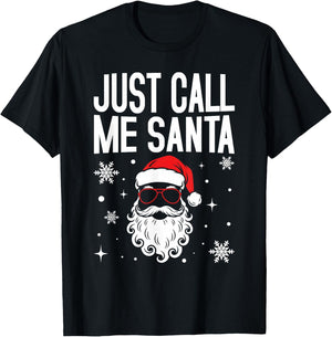 Just Call Me Santa Special Delivery from Santa Xmas Couple T-Shirt - T-Shirt | Black