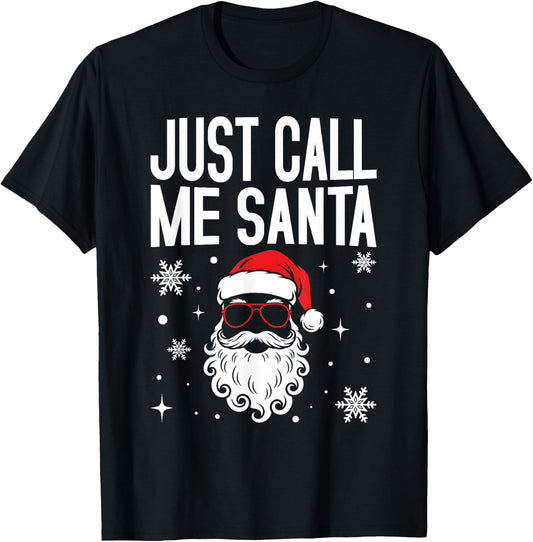 Just Call Me Santa Special Delivery from Santa Xmas Couple T-Shirt - T-Shirt | Black