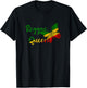 Reggae Queen Butterfly Rasta Reggae Rastafari Roots T-Shirt - T-Shirt | Black