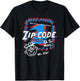 USPS Mr. Zip Collage United States Postal Service T-Shirt - T-Shirt | Black