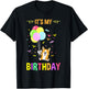 Its My Birthday Corgi T-Shirt - T-Shirt | Black