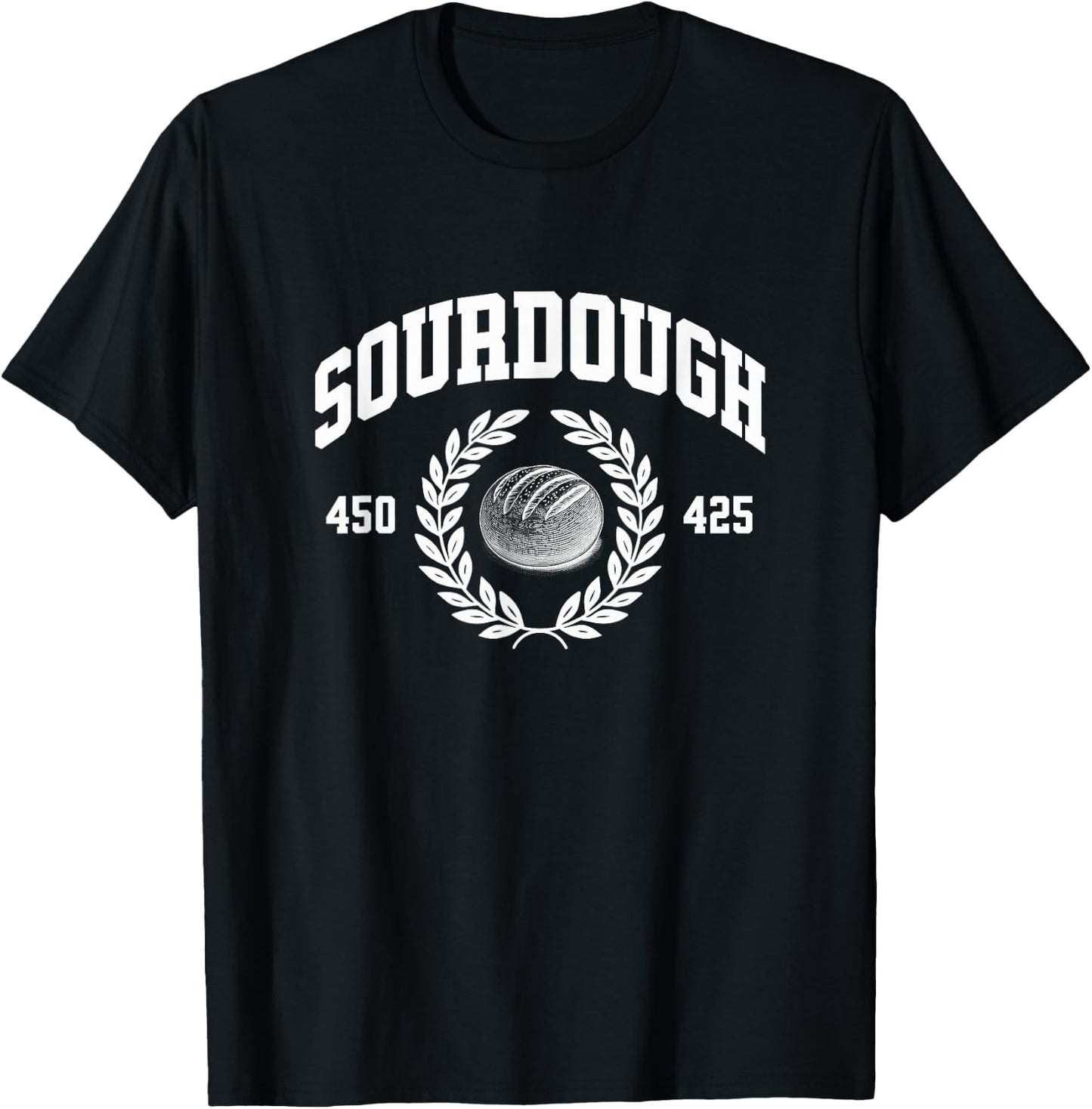 Sourdough Baker Baking Design University College T-Shirt - T-Shirt | Black
