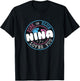 Pink Or Blue Nina Loves You Baby Gender Reveal Party T-Shirt - T-Shirt | Black