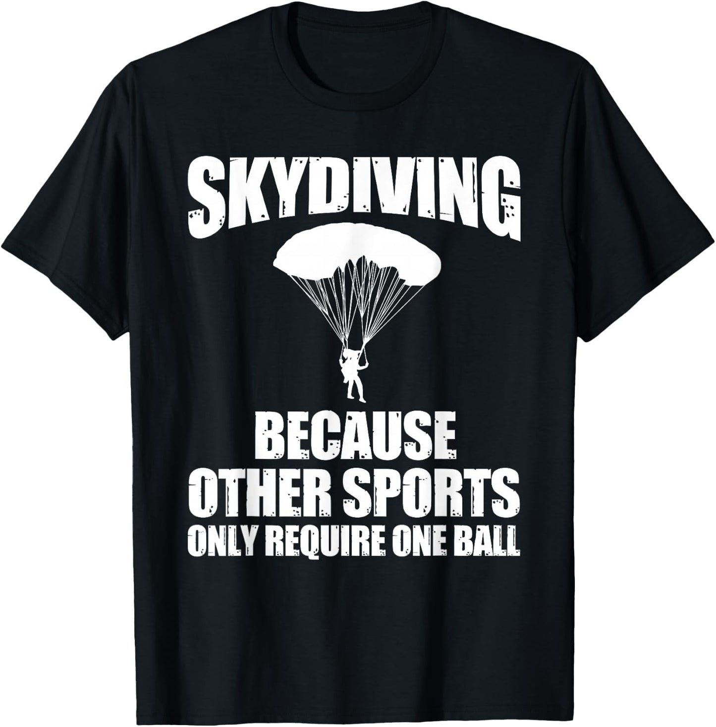 Cool Skydiving Art Women Skydive Parachute Skydiver T-Shirt - T-Shirt | Black