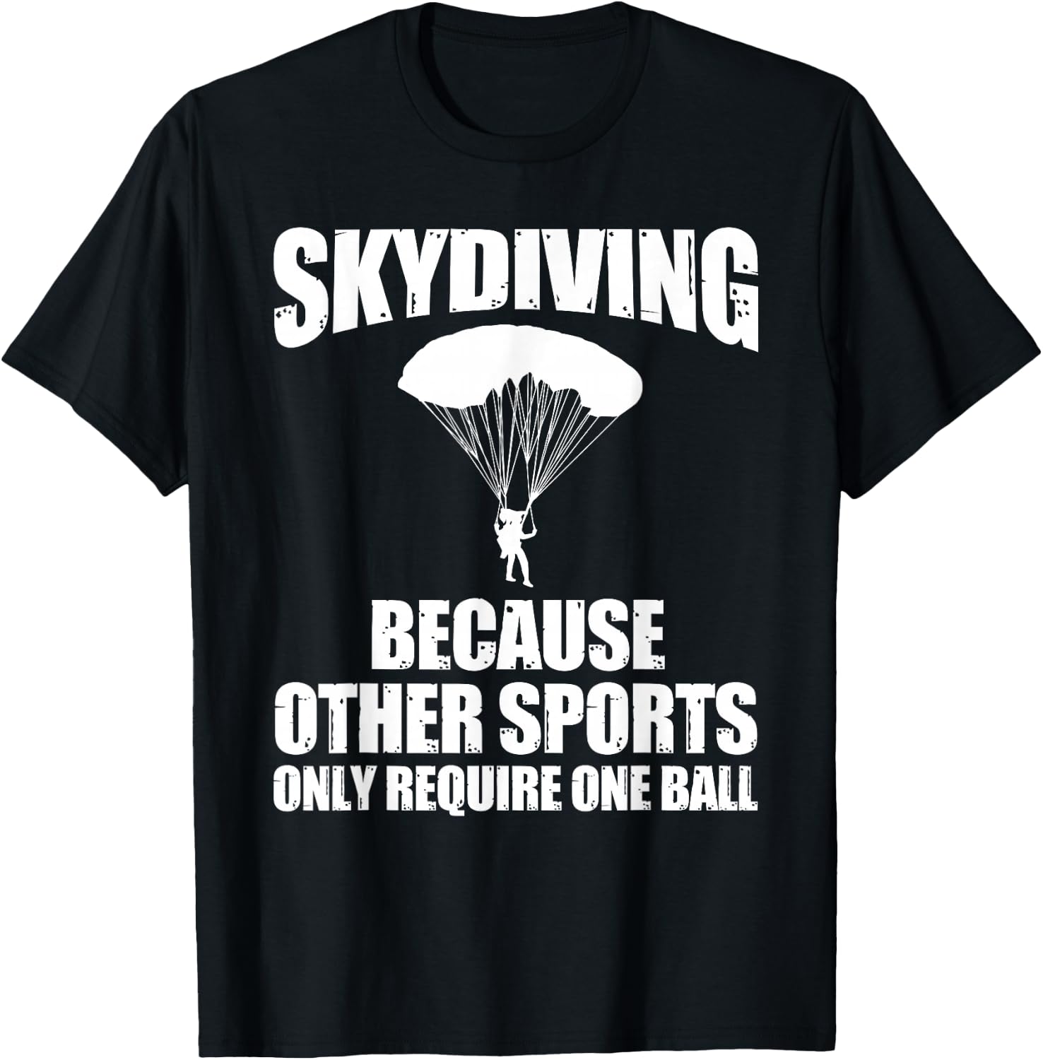 Cool Skydiving Art Women Skydive Parachute Skydiver T-Shirt - T-Shirt | Black