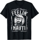 Funny Feelin Nauti Boat Captain Pontoon Sailing Sailor Gift T-Shirt - T-Shirt | Black
