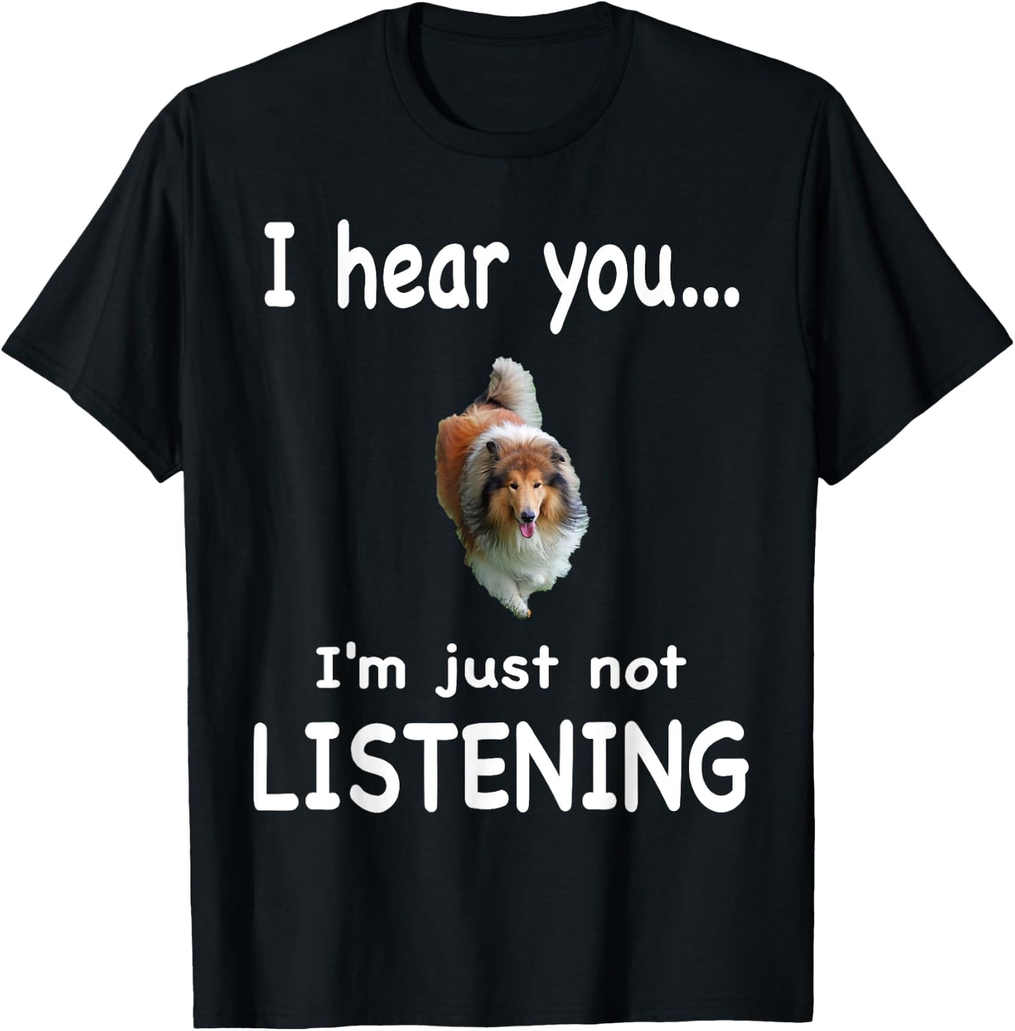 Rough Collie Dog - Rough Collie T-Shirt - T-Shirt | Black